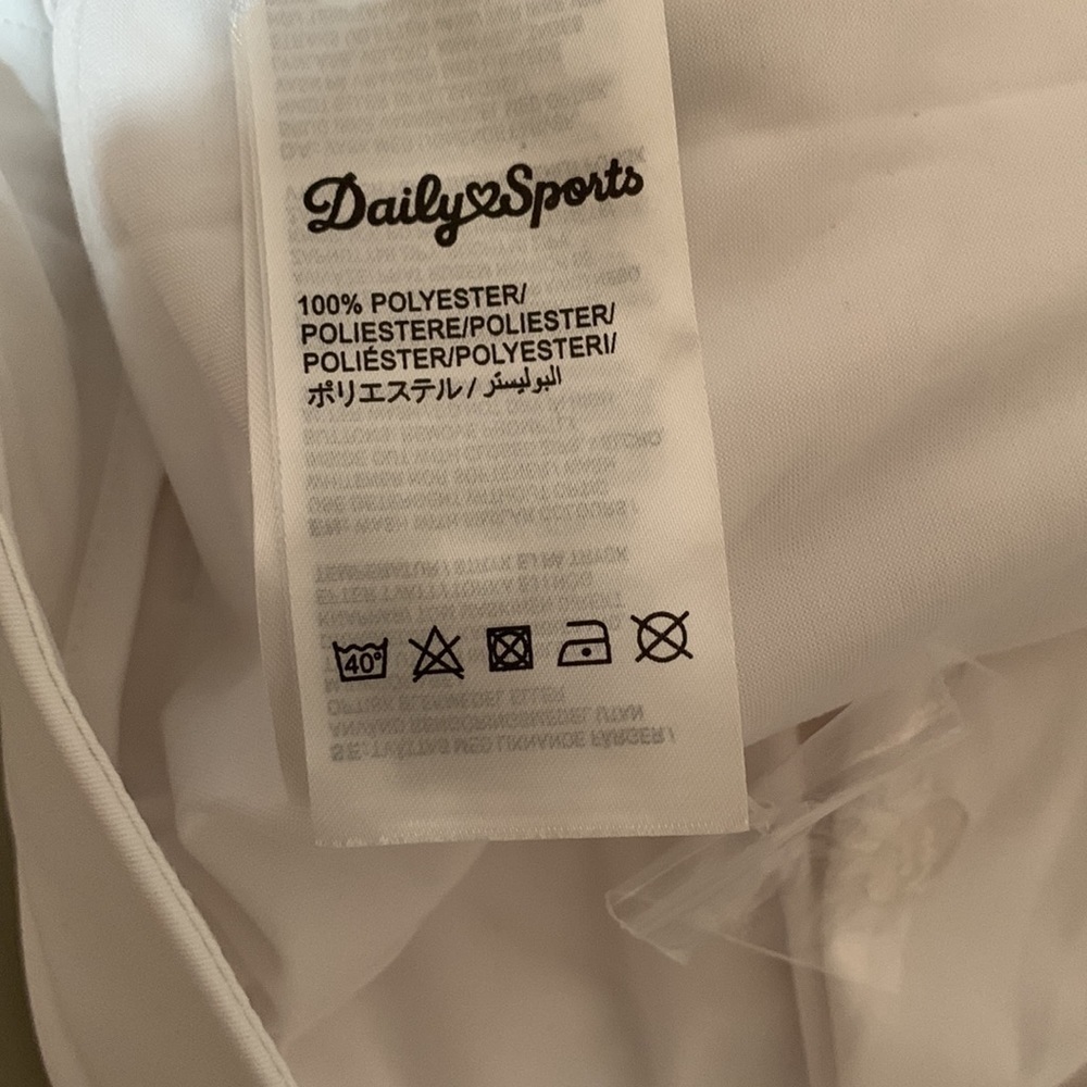 Daily Sports Lyric White Skort Size 16 - Picture 5 of 10